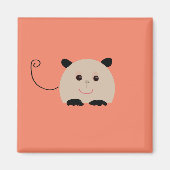 可愛いマウス図解入りの、写真付きの磁石 マグネット (正面)