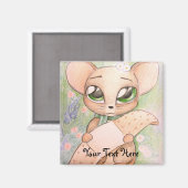 可愛いマウス磁石 マグネット (正面/裏面)