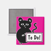 可愛いマウス磁石Doリスト冷蔵庫 マグネット (正面/裏面)