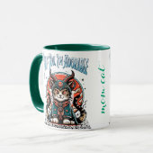 可愛いマグカップおもしろい可愛い猫引用文 マグカップ (正面左)