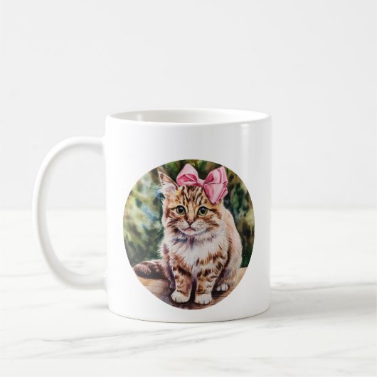 可愛いマグカップだ コーヒーマグカップ (左)