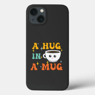 可愛いマグカップのハグかわいい iPhone 13ケース