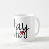 可愛いマグカップの滞在 コーヒーマグカップ (正面右)