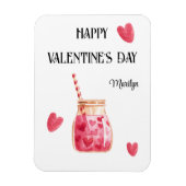 可愛いマグネットフレンズバレンタインデフレキシブルマグネット マグネット (縦)