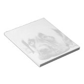 可愛いマスティフ犬 ノートパッド (アングル)