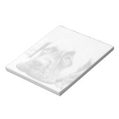 可愛いマスティフ犬 ノートパッド (回転)