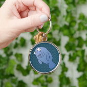 可愛いマナティ・ハガーのアニメ動物 キーホルダー (手)