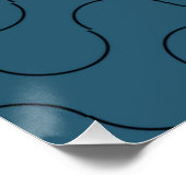 可愛いマナティ・ハガーのアニメ動物 ポスター (コーナー)