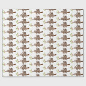 可愛いママとベビーユニセックススロッスラップ ラッピングペーパー (フラット)