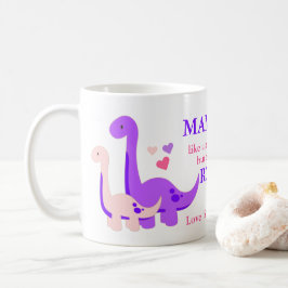 可愛いママサウルス母の日 コーヒーマグカップ