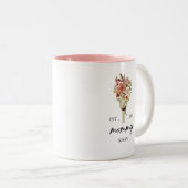 可愛いママスーザンEst 2024フローラバラ母の日 ツートーンマグカップ (正面右)