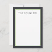 可愛いママベビーパンダbear add message ノートカード (裏面)