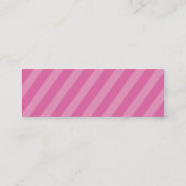可愛いママ連絡遊びシンプルストライプピンク コーリングカード (裏面)