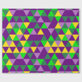 可愛いマルディグラスパターンのタイル張り ラッピングペーパー (フラット)