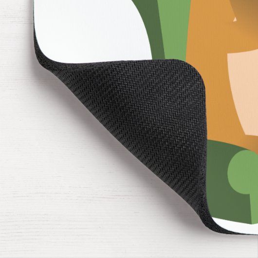 可愛いマンガカウアンドナイスキャッパマウスパッド マウスパッド (コーナー)