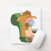 可愛いマンガカウアンドナイスキャッパマウスパッド マウスパッド (マウス)