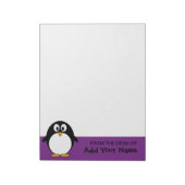 可愛いマンガペンギン ノートパッド (回転)