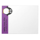 可愛いマンガペンギン ノートパッド (正面)