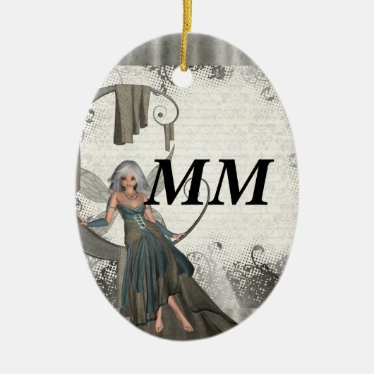 可愛いマンガ セラミックオーナメント (正面)