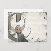 可愛いマンガ ポストカード (正面/裏面)