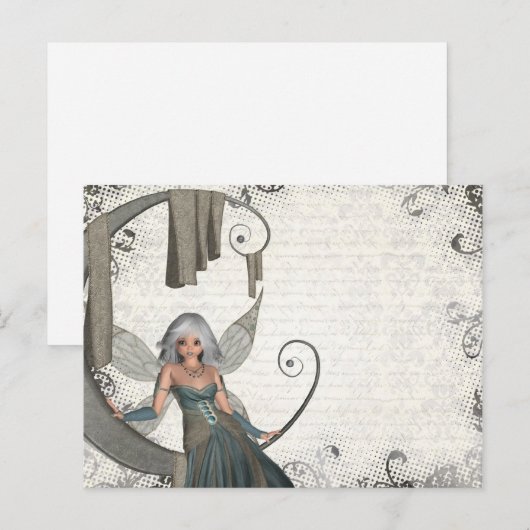 可愛いマンガ ポストカード (正面/裏面)