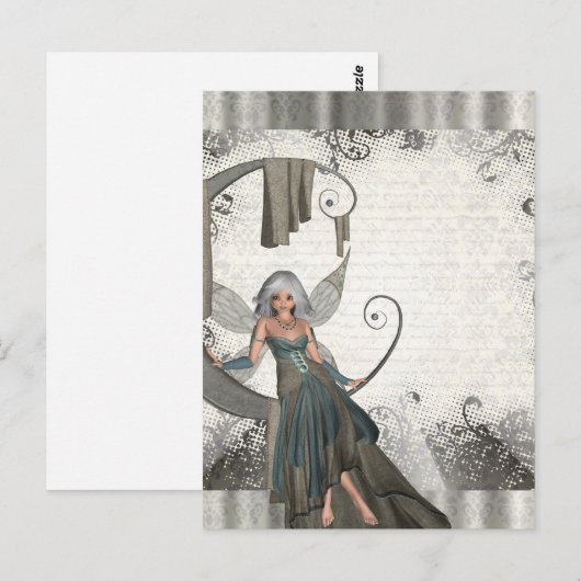 可愛いマンガ ポストカード (正面/裏面)