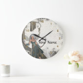 可愛いマンガ ラージ壁時計 (ホーム)