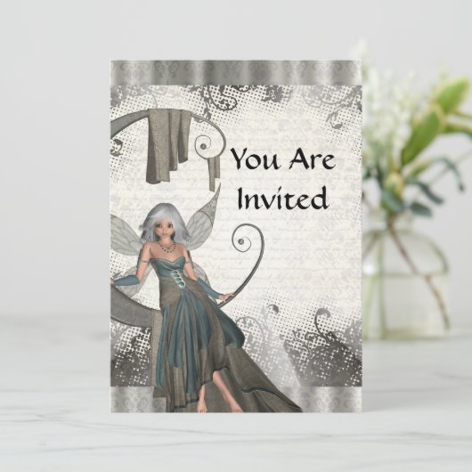 可愛いマンガ 招待状 (スタンド正面)