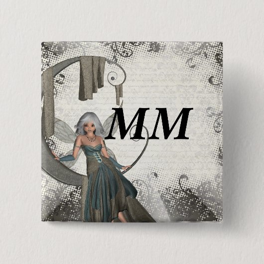 可愛いマンガ 缶バッジ (正面)