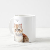 可愛いマンチキンカスタム猫最高ののマム/パパ コーヒーマグカップ (正面左)