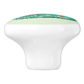 可愛いミックスウッドランド動物愛好家 セラミックノブ (側面)