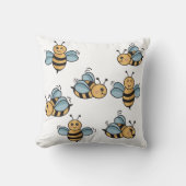 可愛いミツバチ クッション (正面)