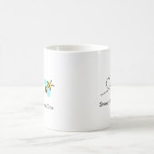 可愛いミツバチ コーヒーマグカップ (中央)