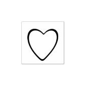 可愛いミニゴム印ハート ラバースタンプ (インプリント)