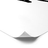 可愛いミニチュアシュナウツァードッグ漫画 ポスター (角)