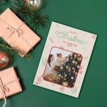 可愛いミニマルクリスマスエレメント1枚