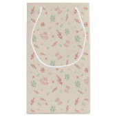 可愛いミニマルクリスマス スモールペーパーバッグ (裏面)