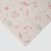 可愛いミニマルクリスマス 薄葉紙 (詳細)