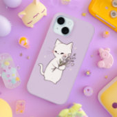 可愛いミニマル猫 iPhone 15ケース