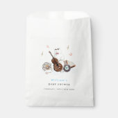 可愛いミュージシャンポーラベア赤ちゃんシャワー フェイバーバッグ (正面)