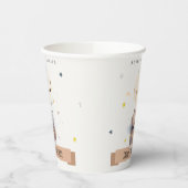 可愛いミュートテディ熱い空気バルーン子供の誕生日 紙コップ (左)