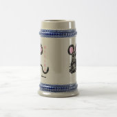 可愛いムースカマウススタイン ビールジョッキ (中央)