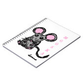 可愛いムースカマウスノートブック ノートブック (左側)