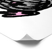 可愛いムースカマウスポスター ポスター (角)