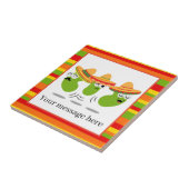 可愛いメキシコのジャンプ豆メッセージのデコータイルを追加 タイル (側面)