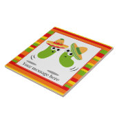 可愛いメキシコのジャンプ豆メッセージのデコータイルを追加 タイル (側面)