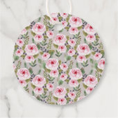 可愛いメッセージカードとベビーシャワーデザイン。 フェイバータグ (裏面)