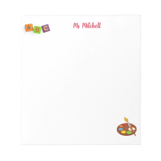 可愛いメモ帳 ノートパッド (正面)