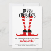 可愛いメリークリスマスノーソックス！ シーズンカード (正面)