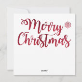 可愛いメリークリスマスマウスカード シーズンカード (裏面)